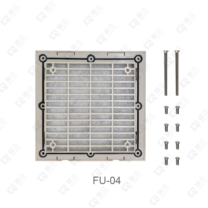 方型通風過濾網(4吋風扇用)FU-04