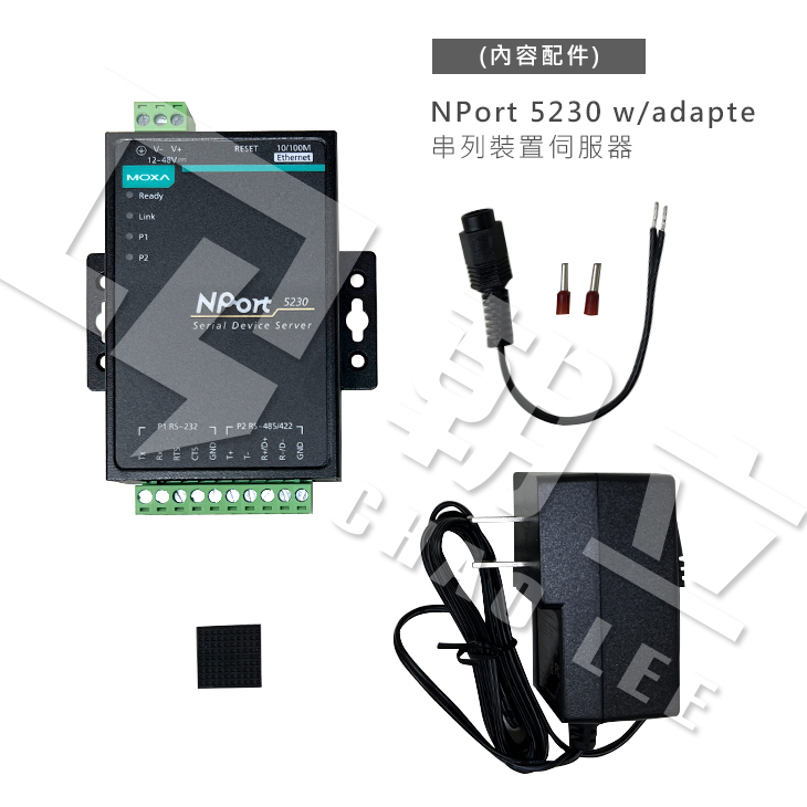 NPort 5230 w/ adapter
